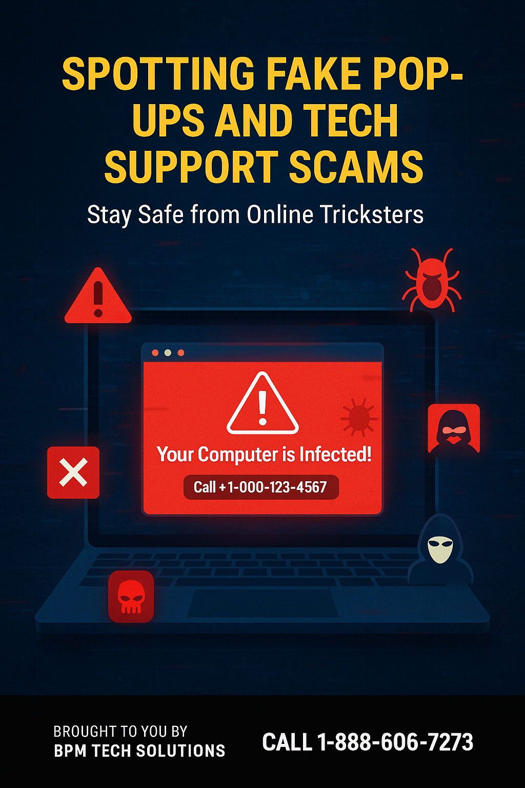 Spotting fake Pop Ups and Tech Support Scams